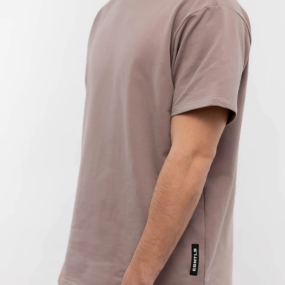 ESNTLS Mauve oversized/drop shoulder tee (M) - Picture 4 of 6